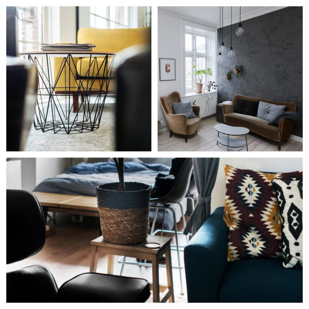 industrial living room