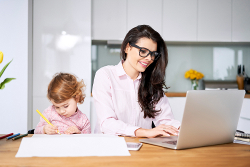 working from home