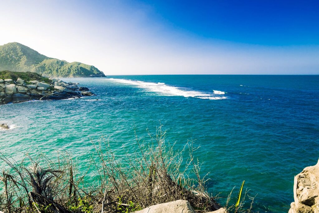 ocean view tayrona national park colombia